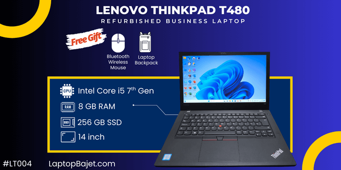 Lenovo ThinkPad T480 laptop bajet bawah 1000