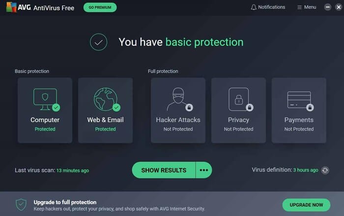 avg free antivirus